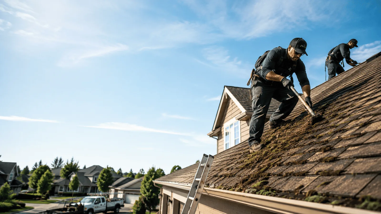 Roof Moss Removal in Pampa, TX near me